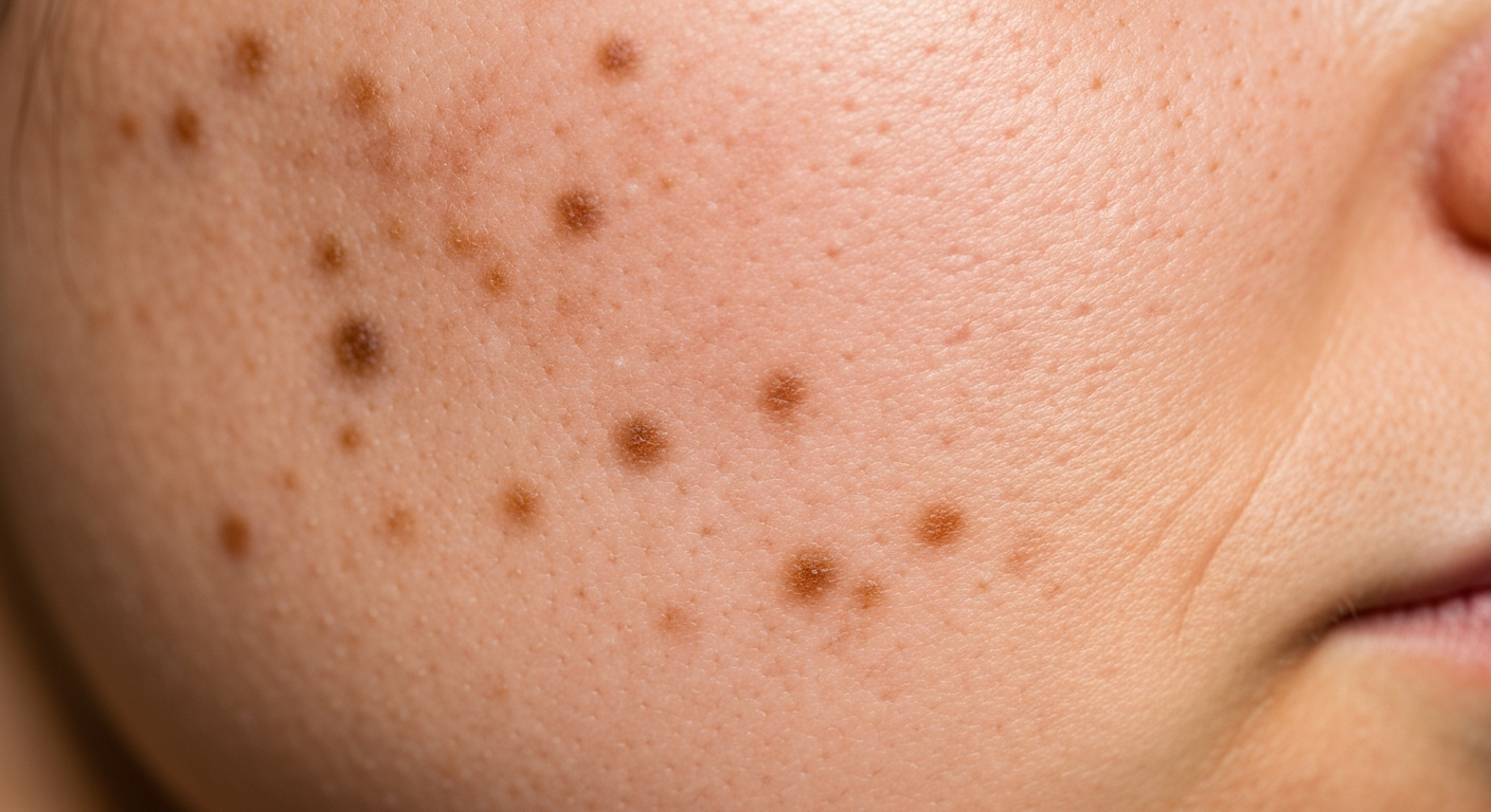 What does Melasma look like symptoms pictures