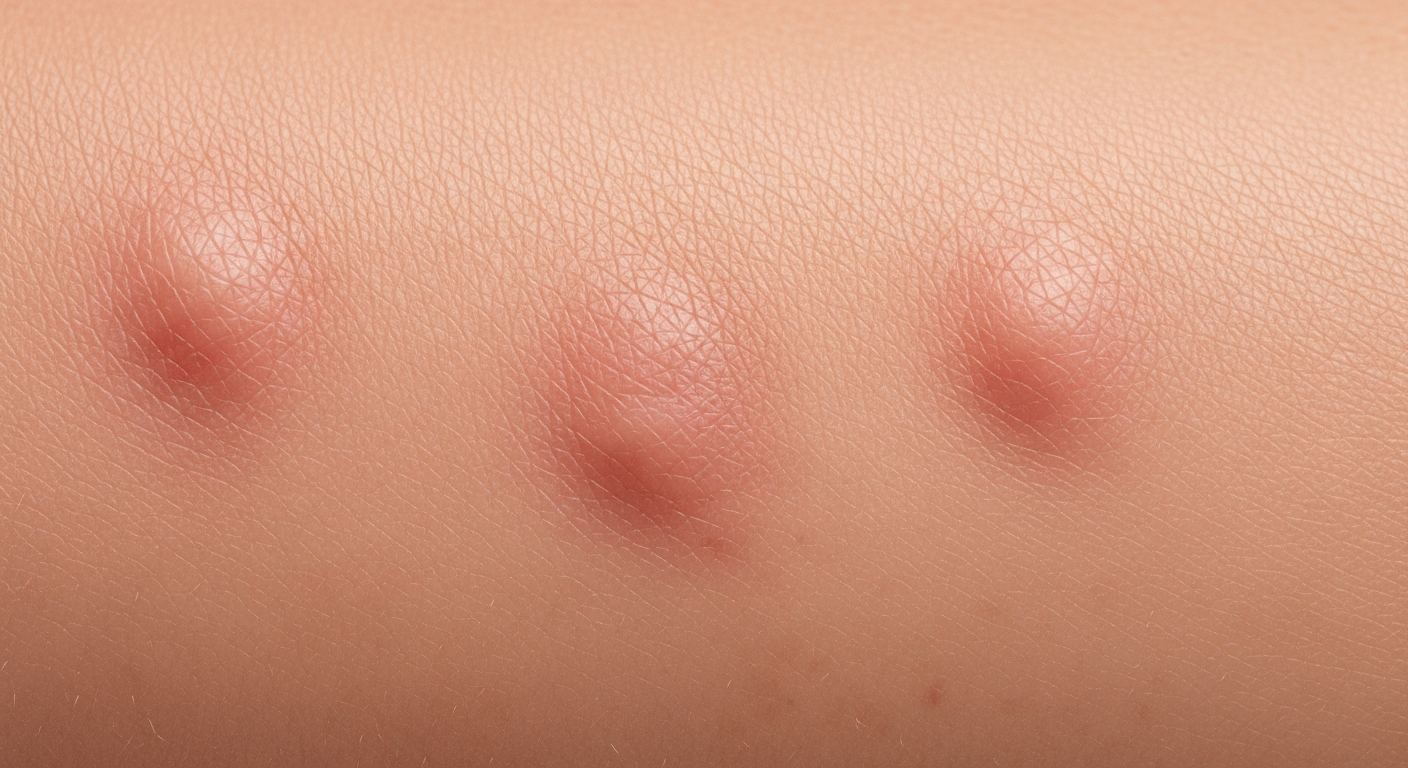 Urticaria symptoms pictures