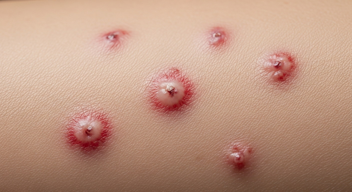 Chickenpox symptoms pictures