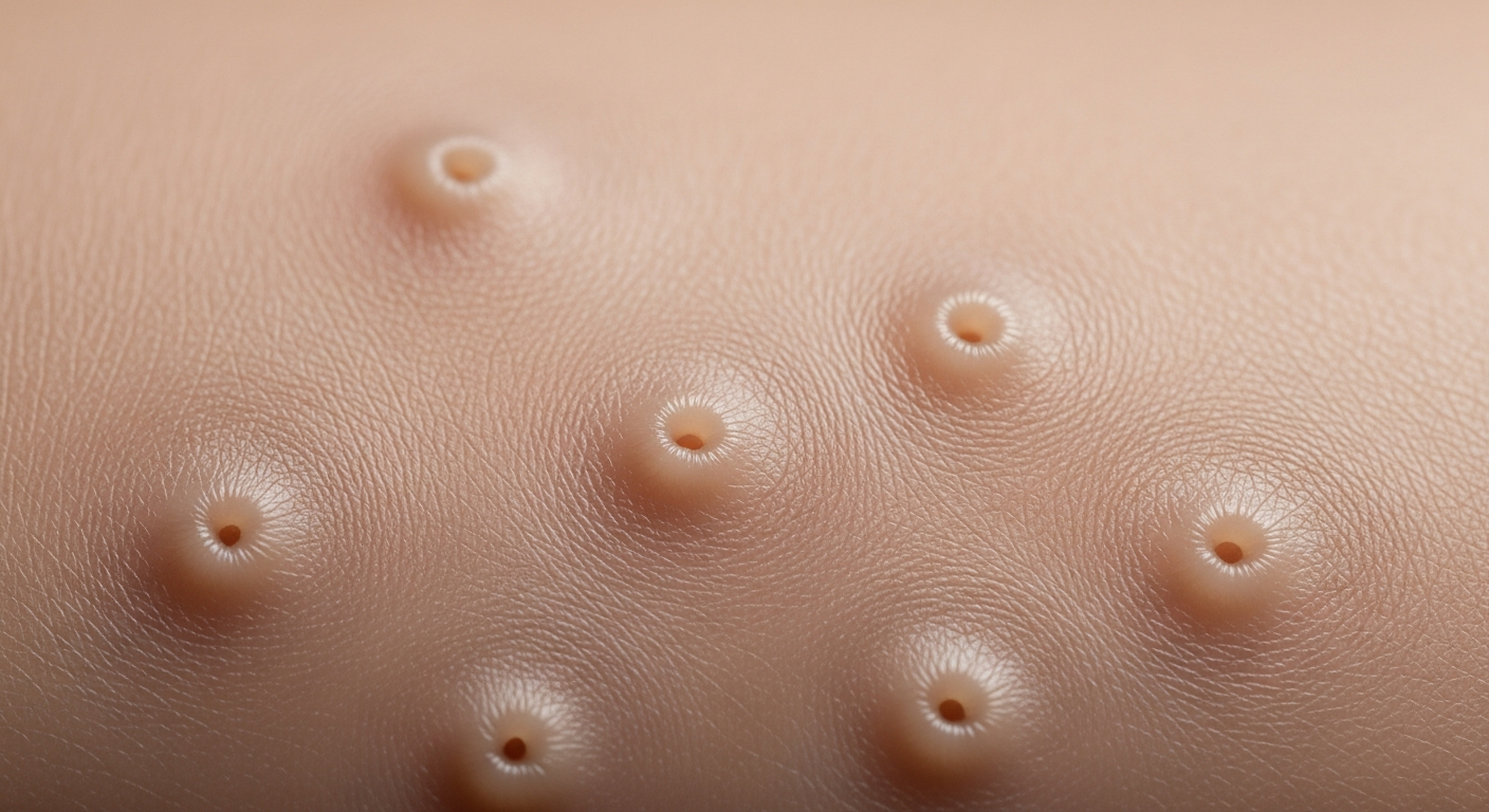 Molluscum contagiosum symptoms pictures