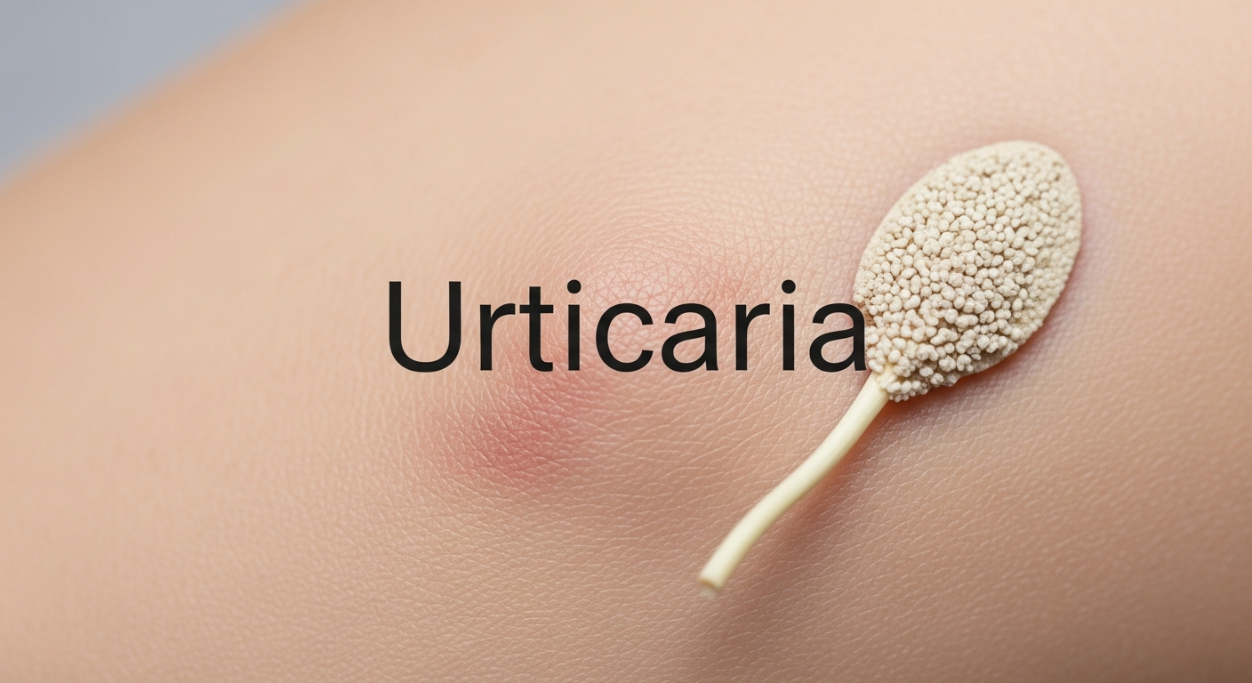 Urticaria symptoms pictures