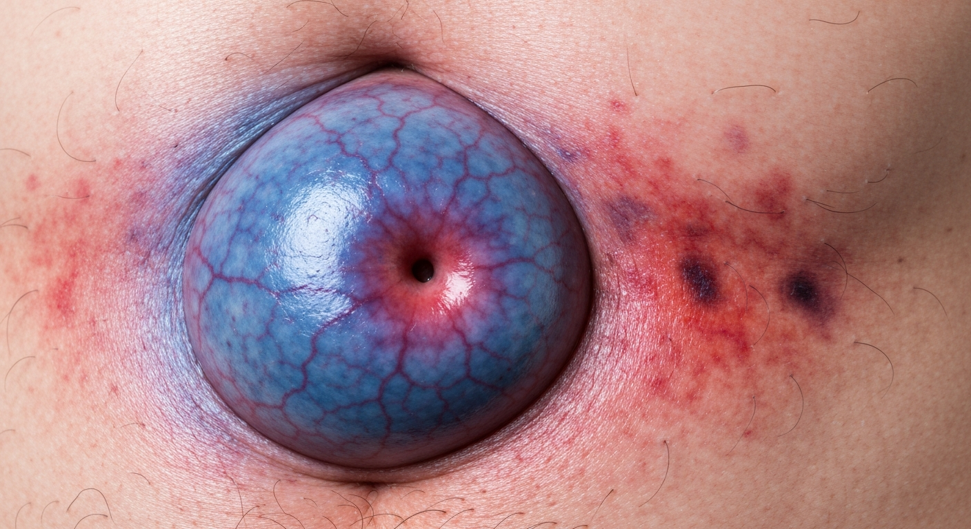 Umbilical hernia symptoms pictures