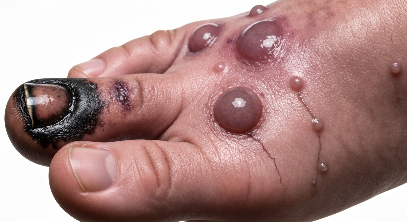 Gangrene symptoms pictures