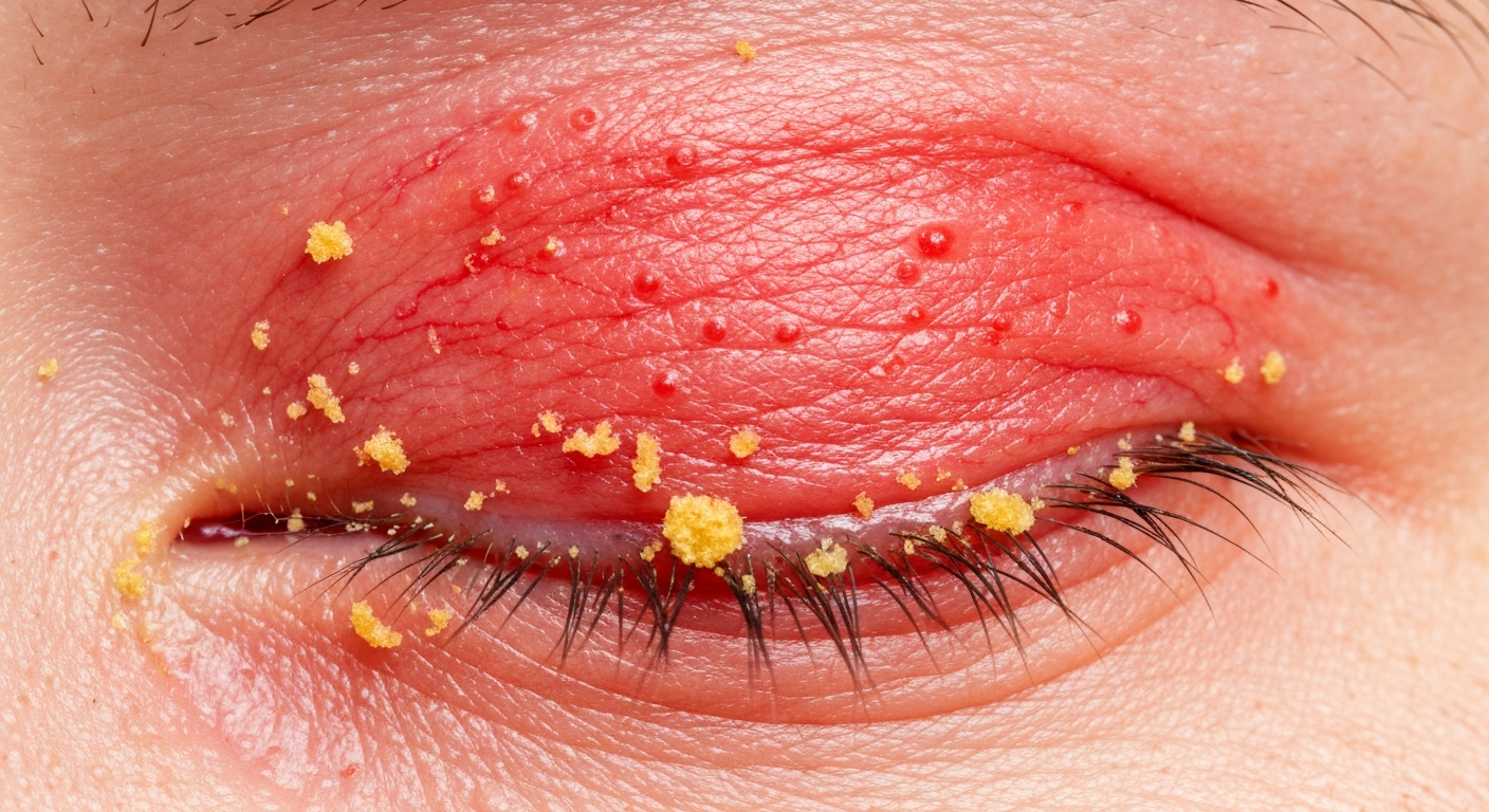 blepharitis symptoms pictures