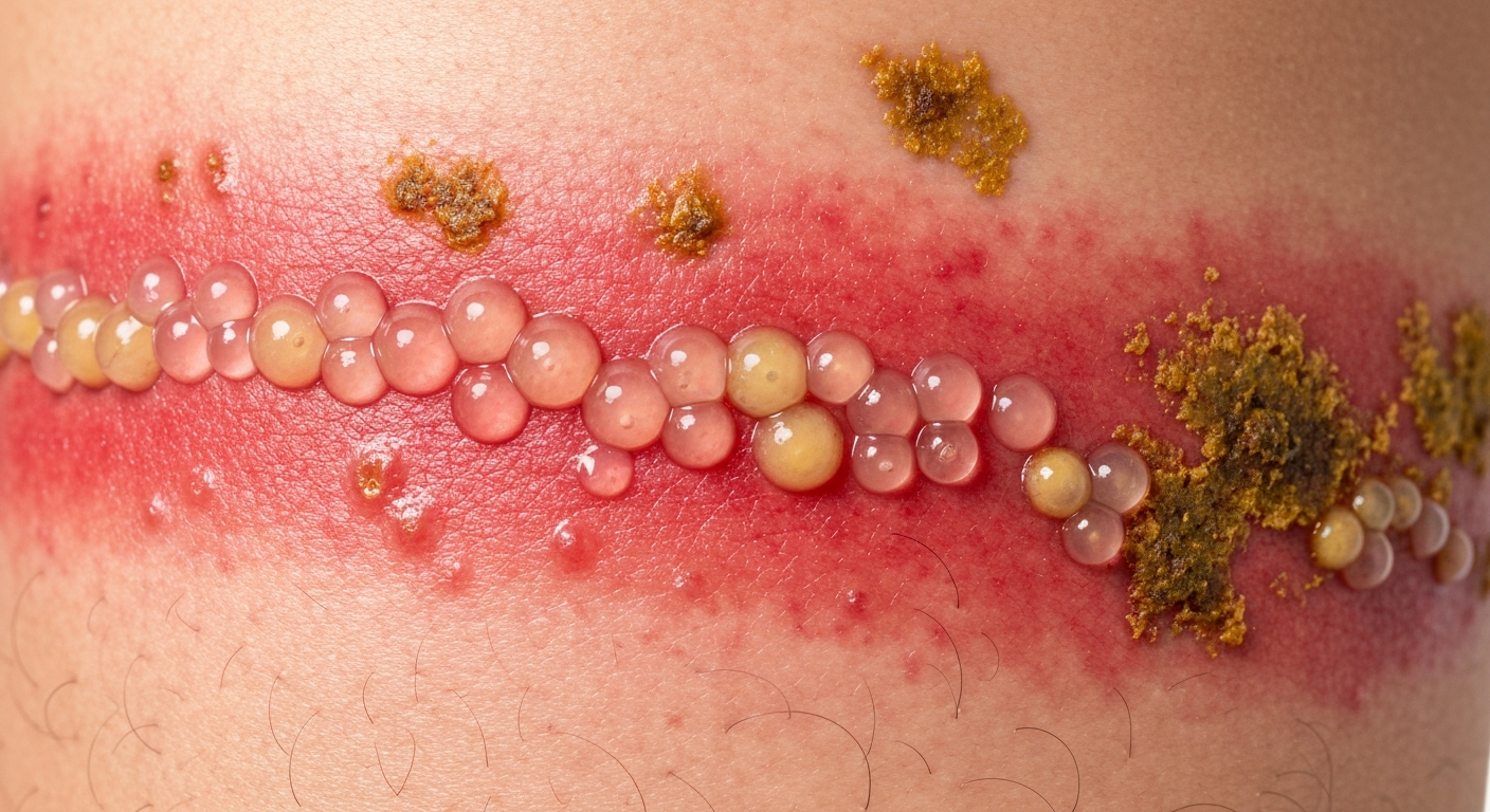 shingles symptoms pictures