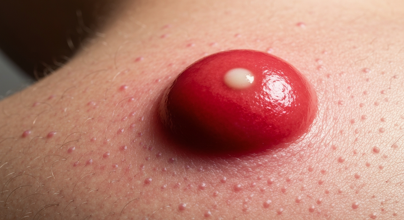 Boil symptoms pictures