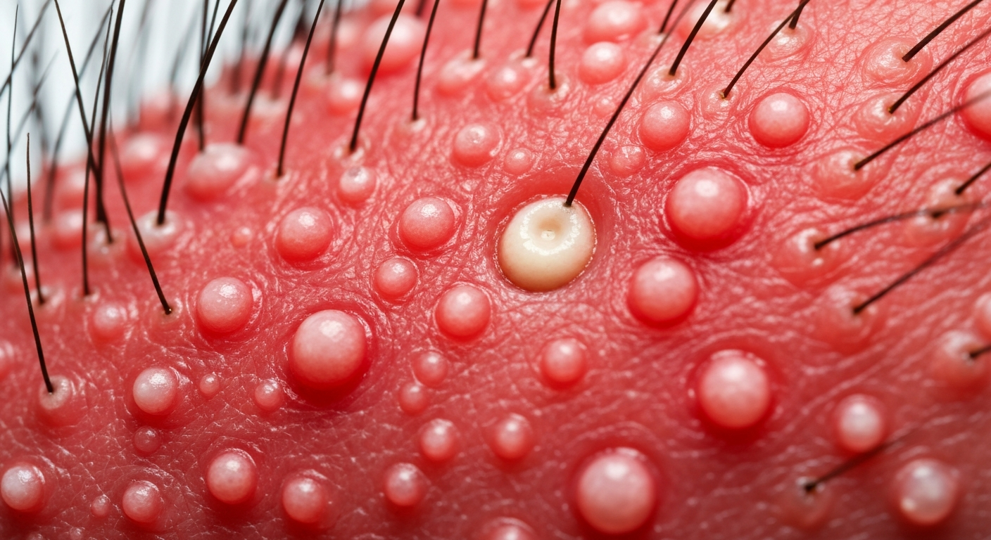 Hair transplant symptoms pictures