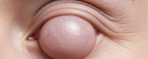 Under-eye hernias symptoms pictures