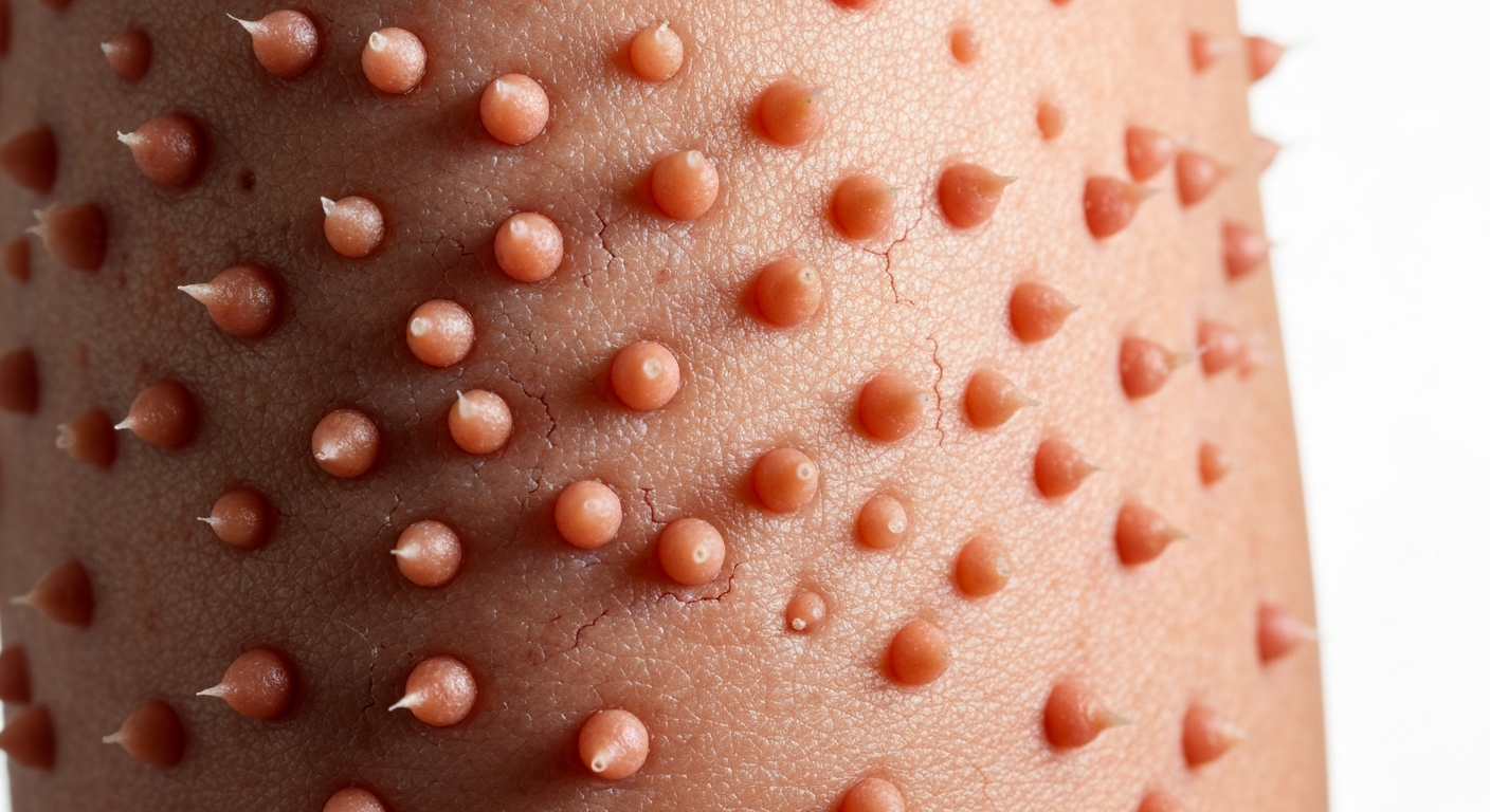 Follicular keratosis symptoms pictures