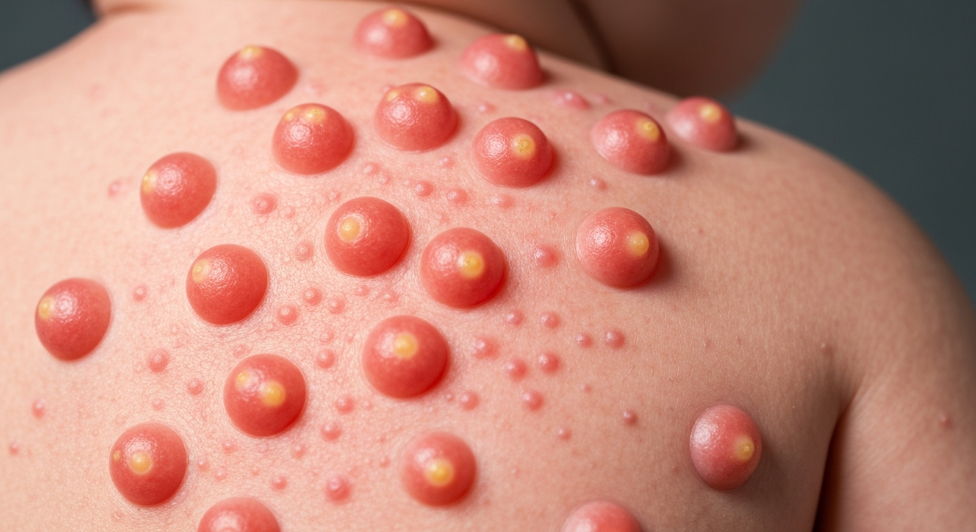 Miliaria in children symptoms pictures