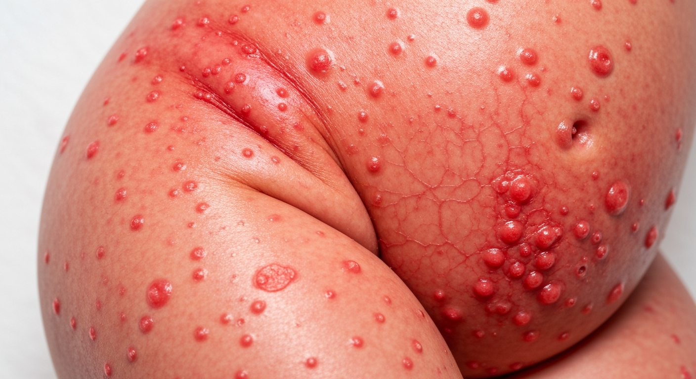 Diaper dermatitis symptoms pictures