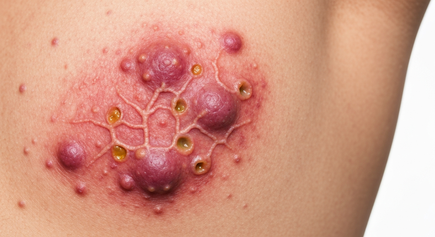 Hidradenitis suppurativa symptoms pictures