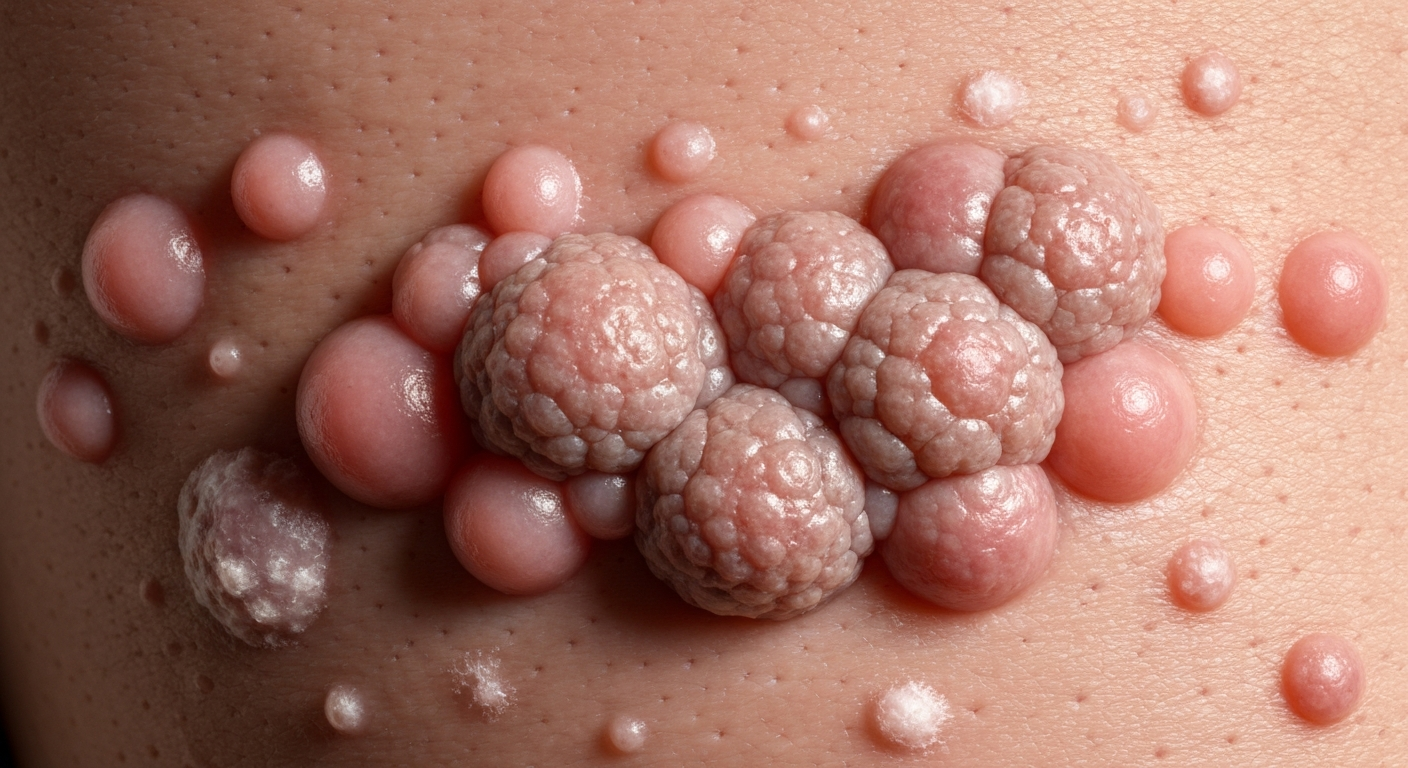 genital warts symptoms pictures