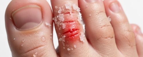 athlete's foot symptoms pictures