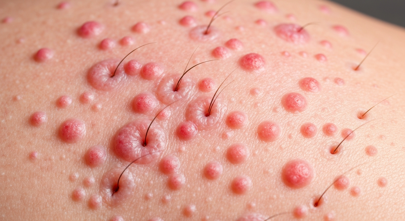 Folliculitis symptoms pictures
