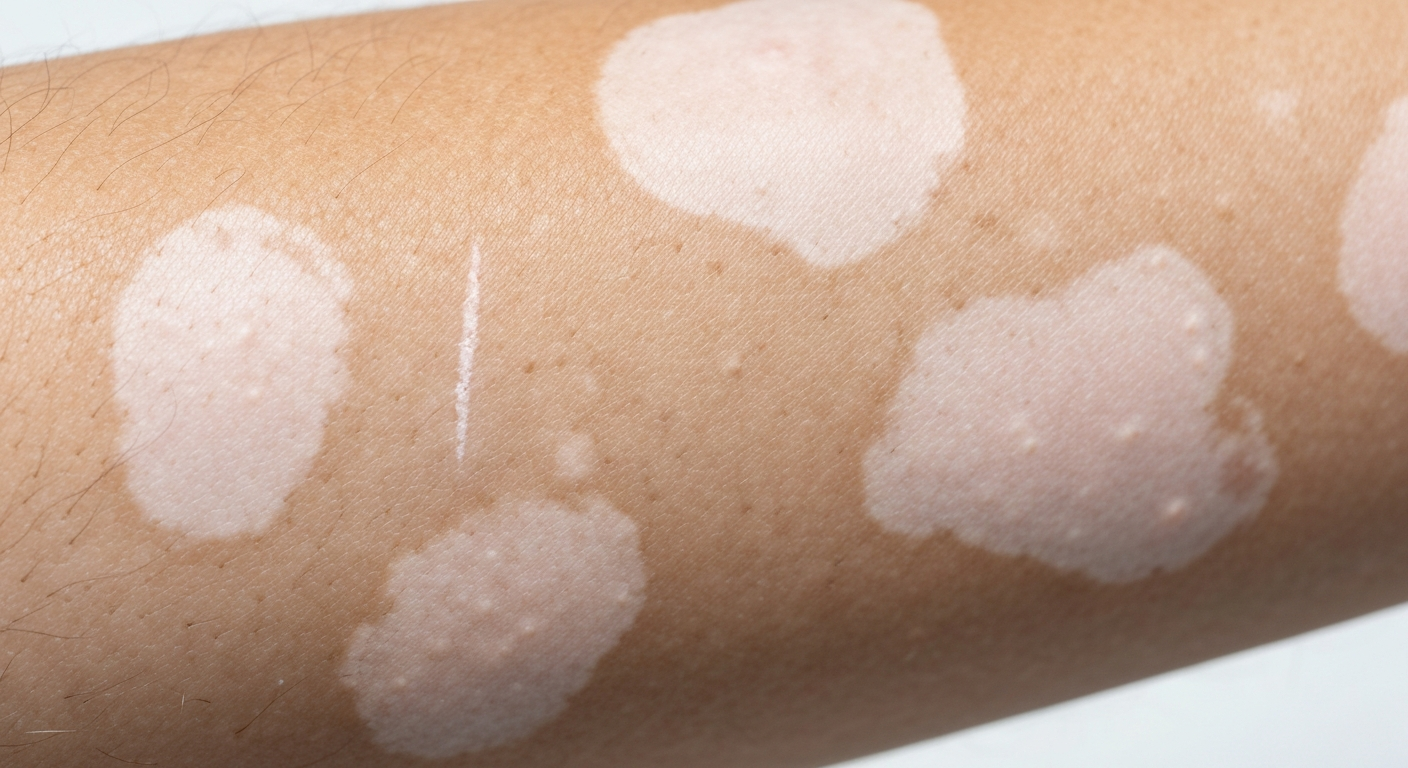 Vitiligo symptoms pictures