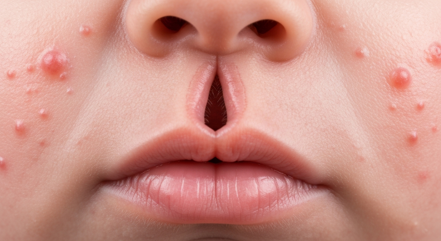 Cleft lip symptoms pictures