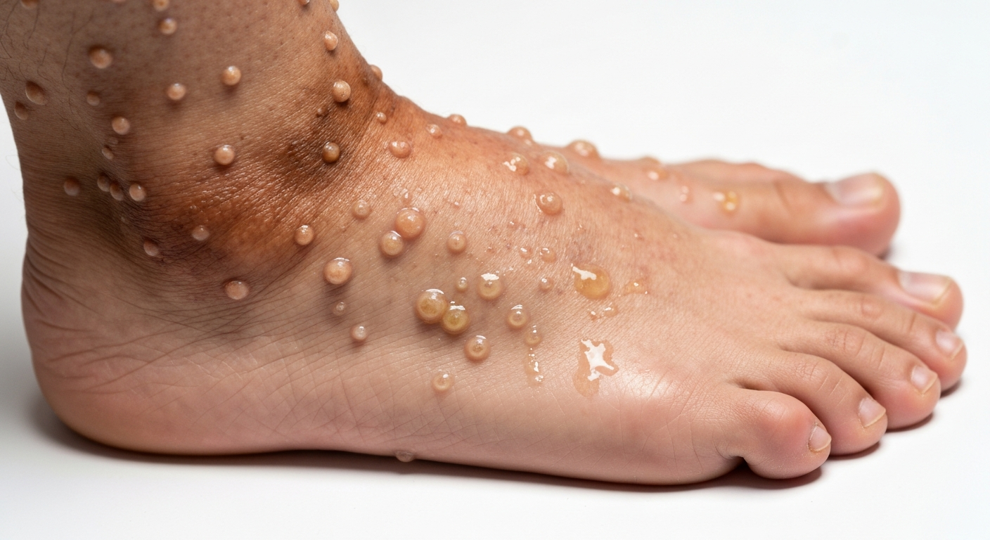 Lymphostasis symptoms pictures