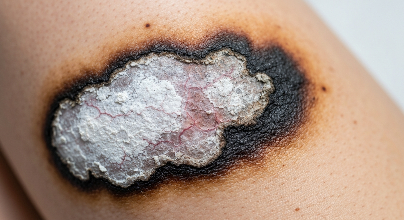 Third-degree burns symptoms pictures