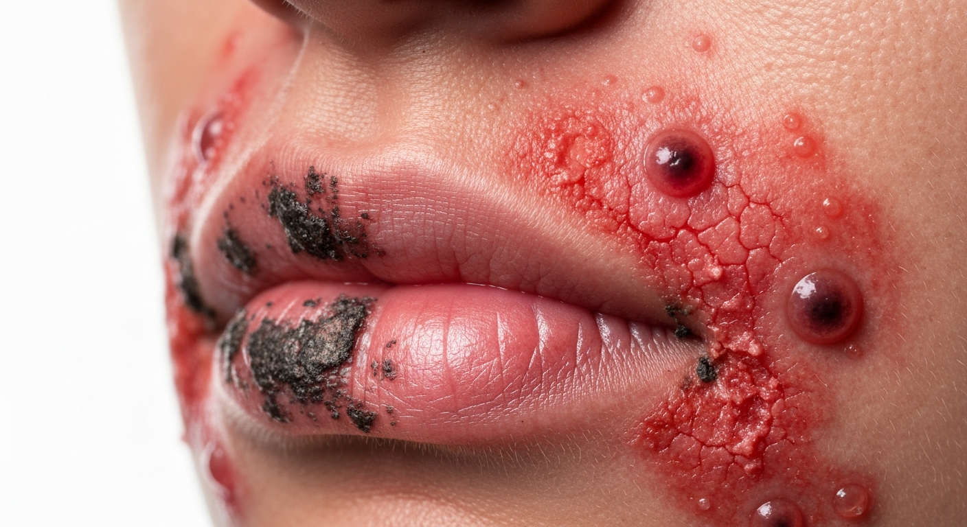 Stevens-Johnson syndrome symptoms pictures