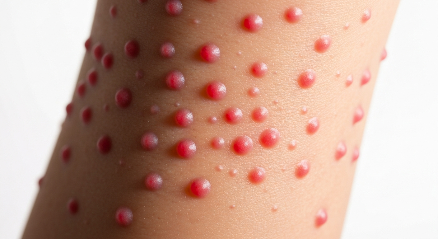 Miliaria in children symptoms pictures