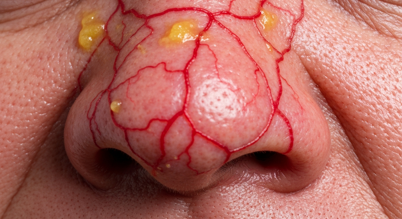 Rhinophyma symptoms pictures