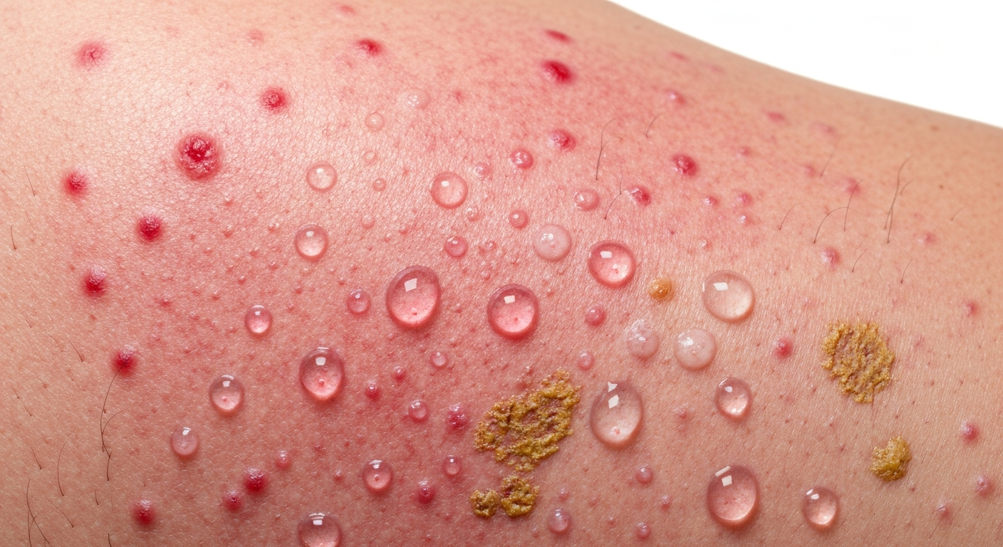 Chickenpox symptoms pictures