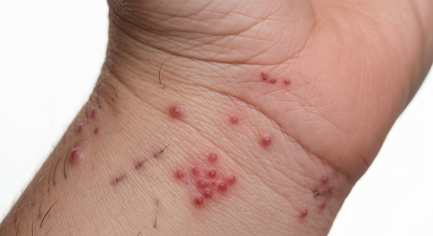 Scabies symptoms pictures
