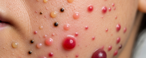 Acne symptoms pictures