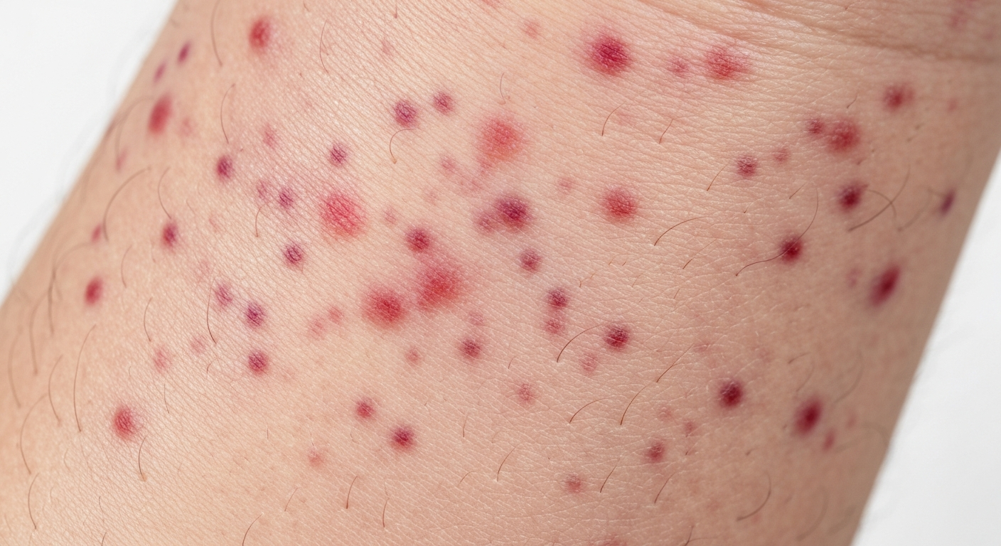 Tick bite site symptoms pictures
