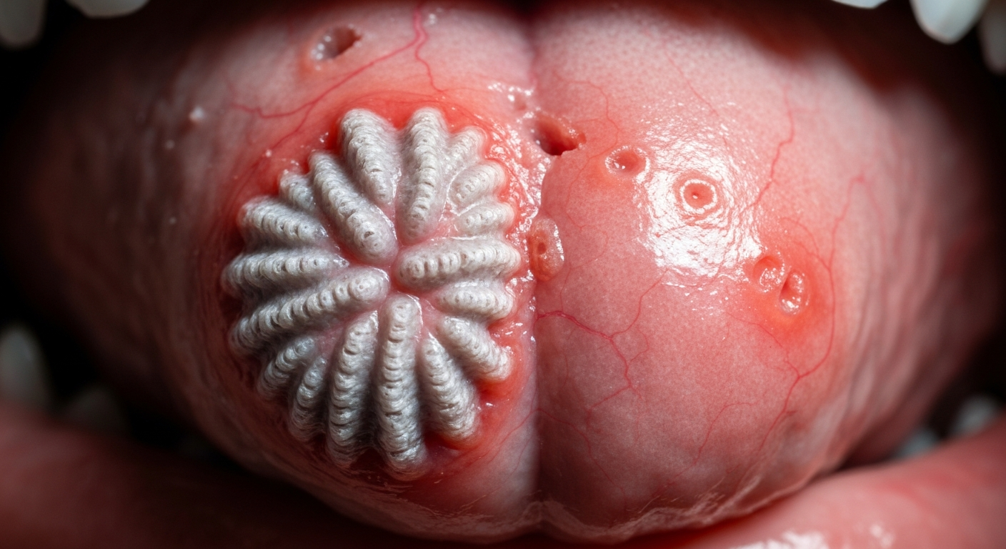 Tongue spur symptoms pictures