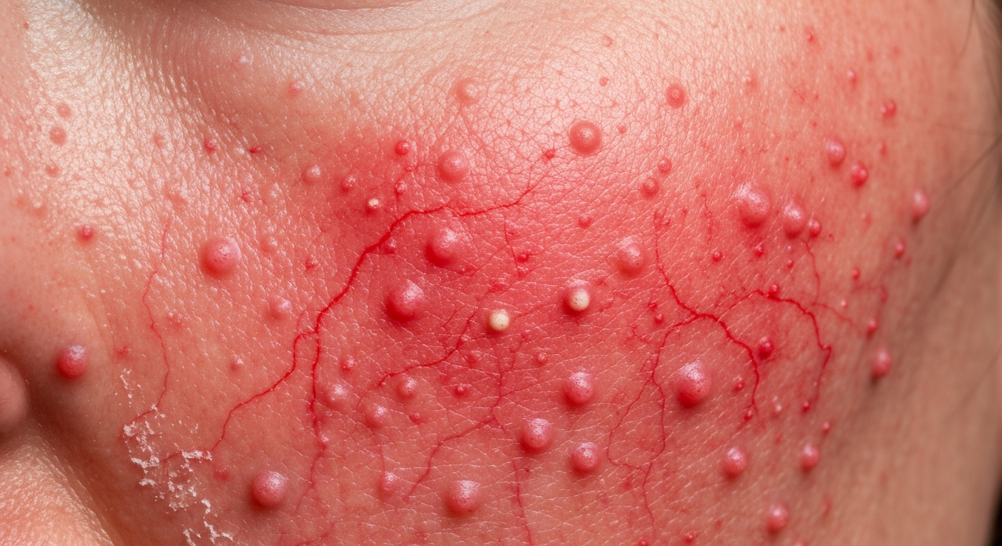 rosacea symptoms pictures