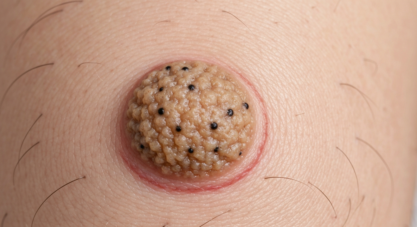 Warts on the legs symptoms pictures