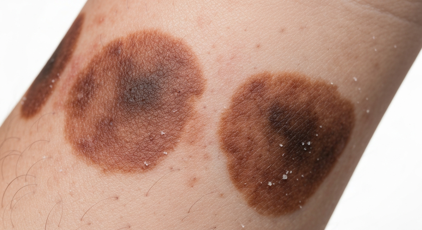 Pigment spots symptoms pictures
