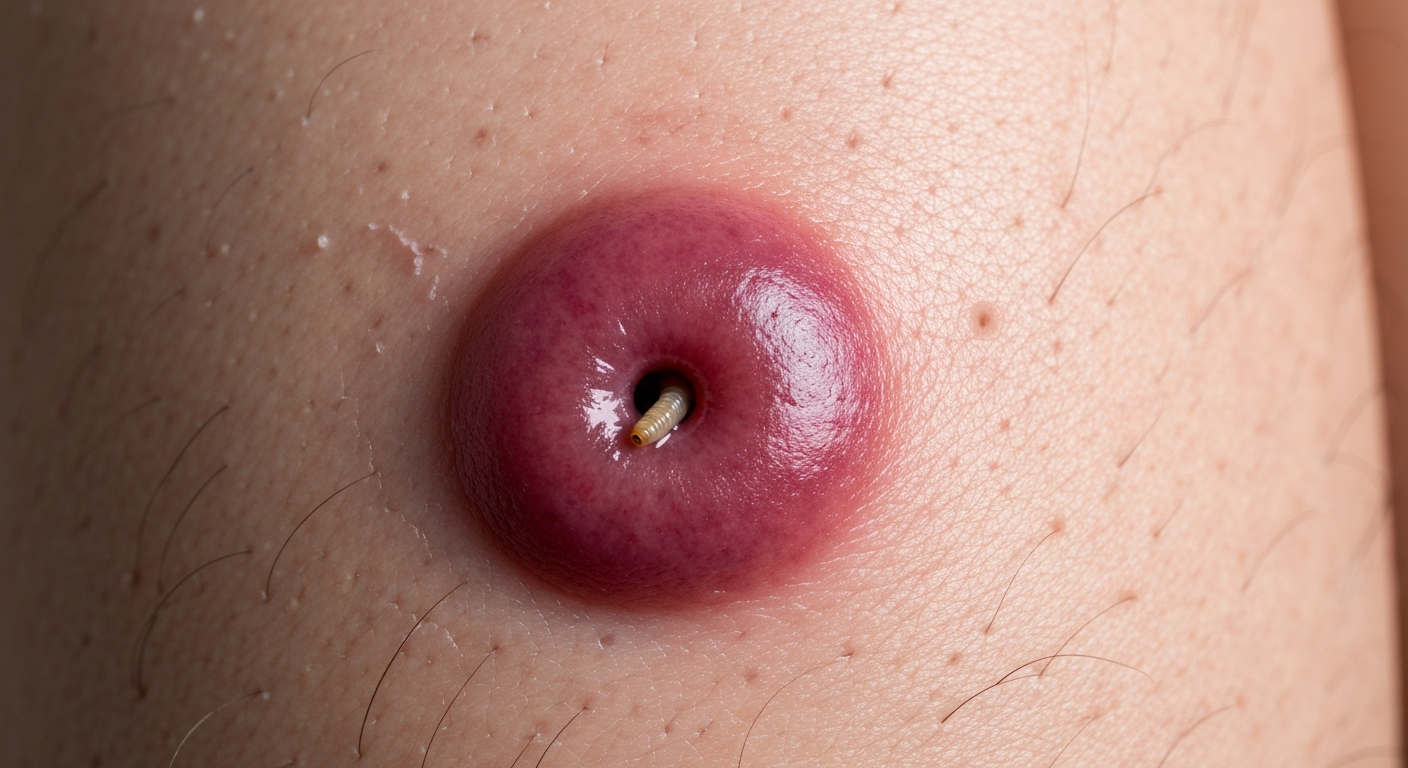 Myiasis symptoms pictures