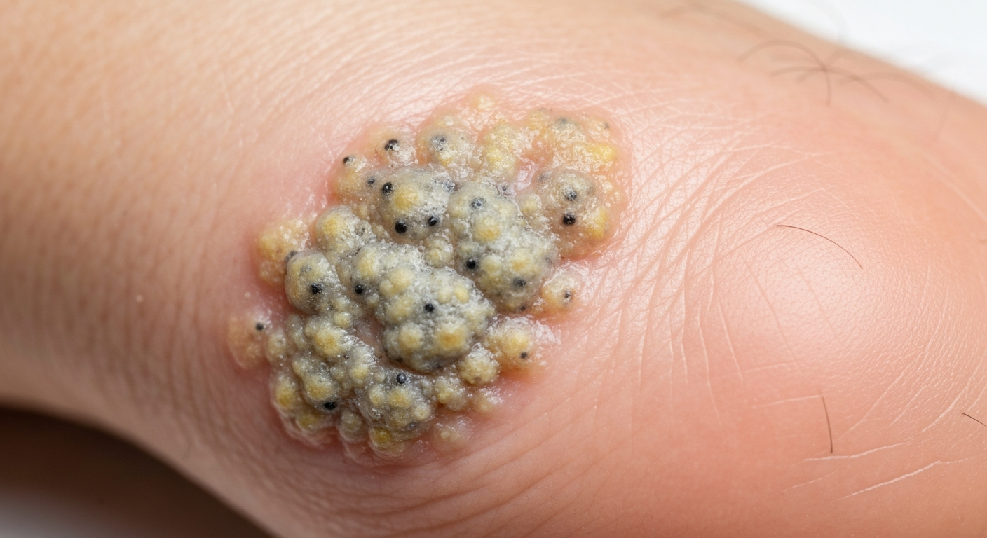 plantar warts symptoms pictures