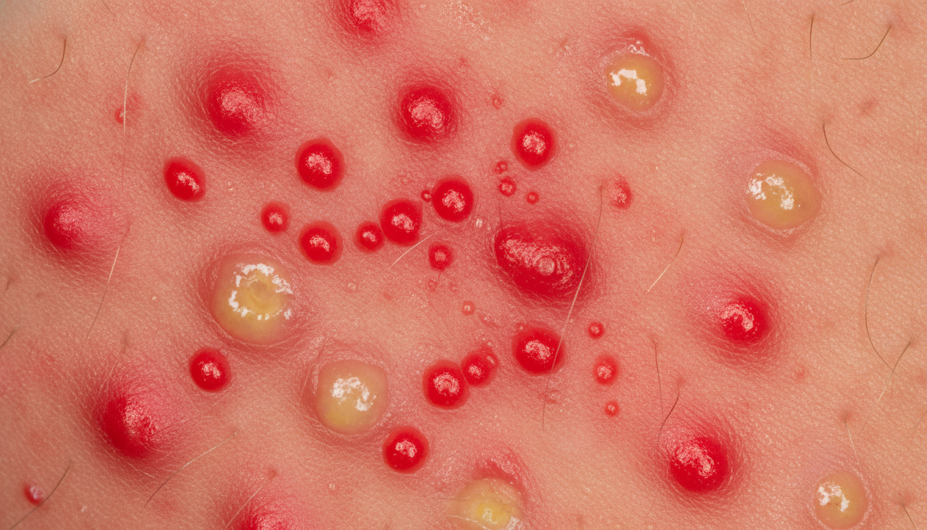 prickly heat in children symptoms pictures