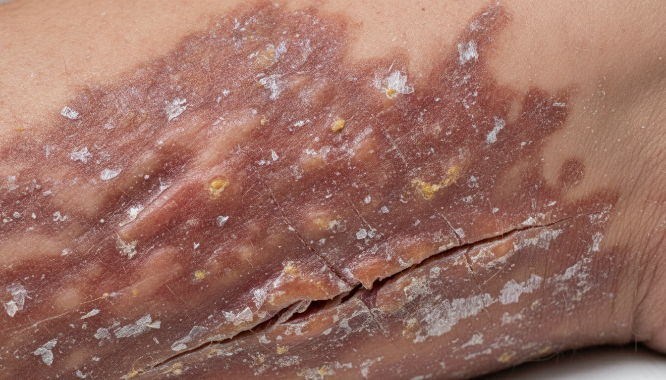 Dermatitis on the legs symptoms pictures