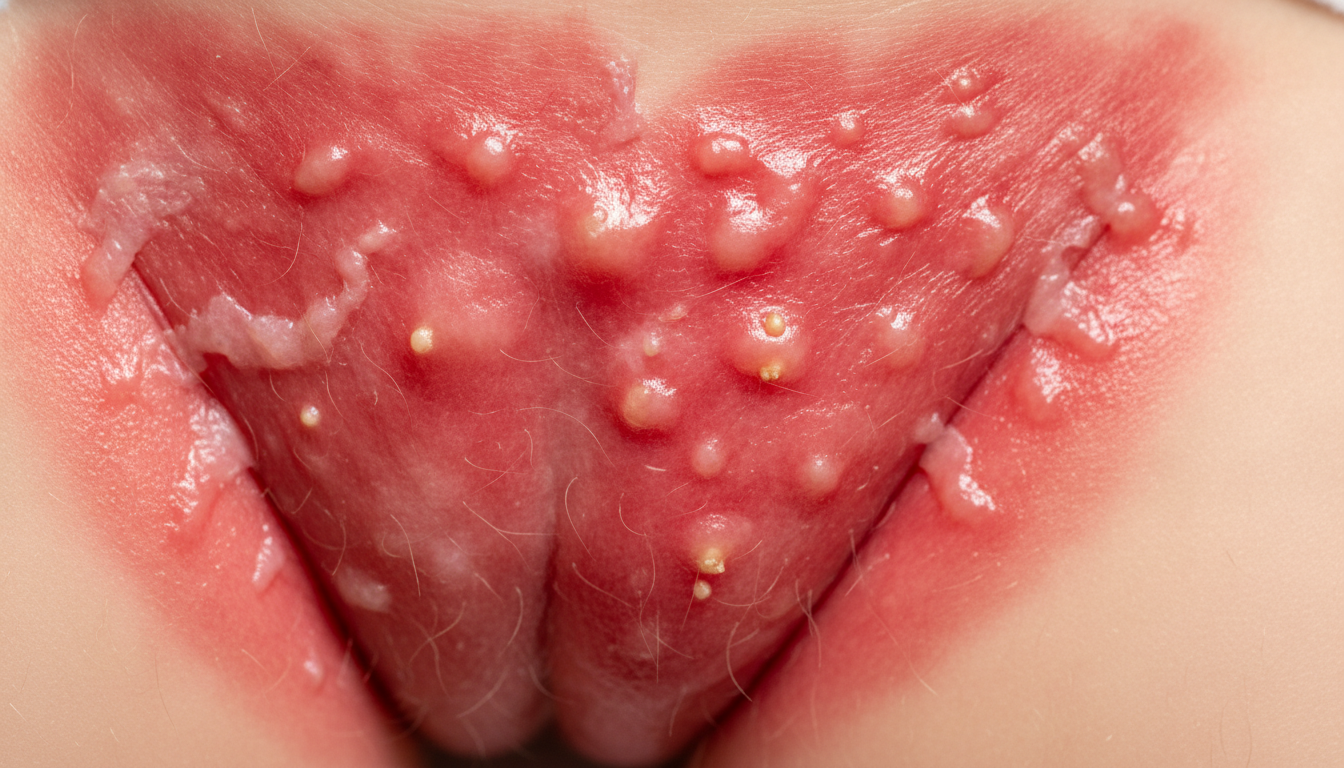 Diaper dermatitis symptoms pictures
