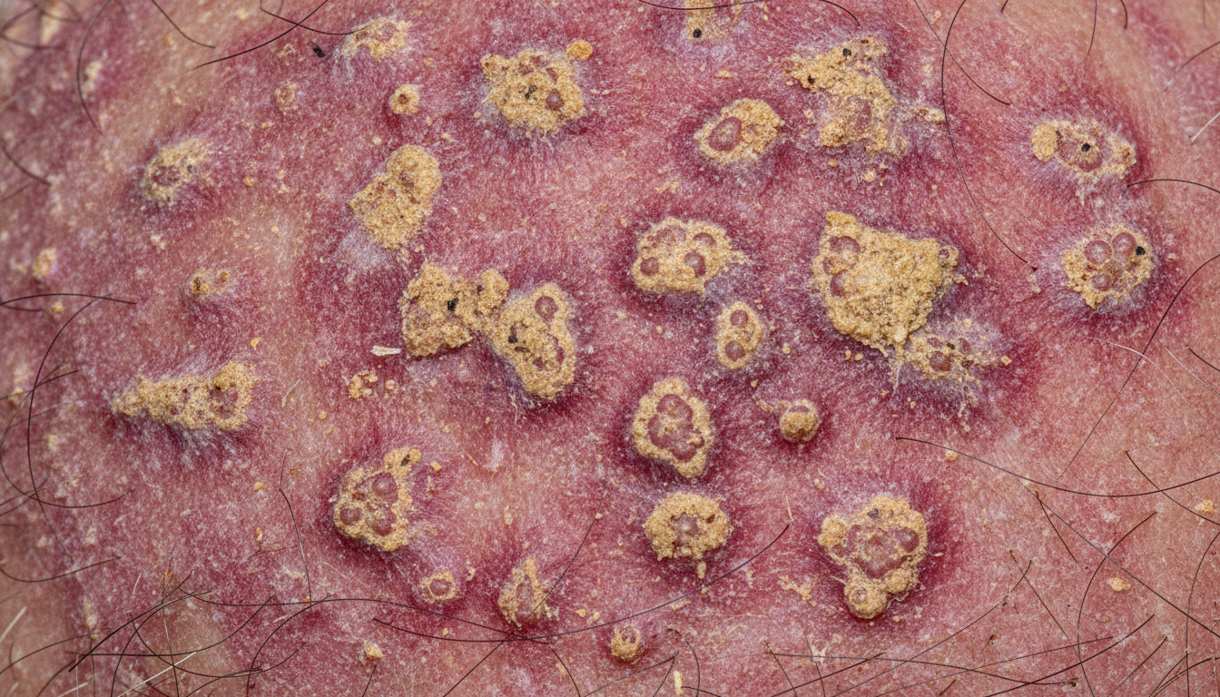 Ringworm on the scalp symptoms pictures